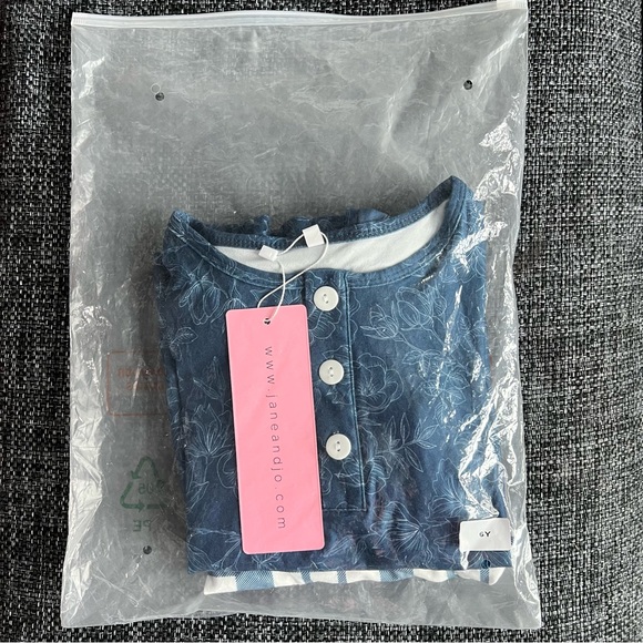 NWT Jane + Jo Pajama Set Size 6 - Picture 11 of 11